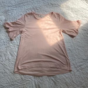 Light Pink Short Sleeve Business Casual Shirt